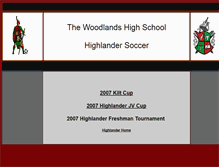 Tablet Screenshot of highlandertournaments.highlandersoccer.com